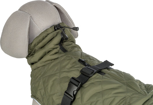 Trixie Minot Dog Coat, XS 30cm, Olive Green