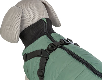 Trixie Pontis Coat with Harness, XS 24cm, Sage