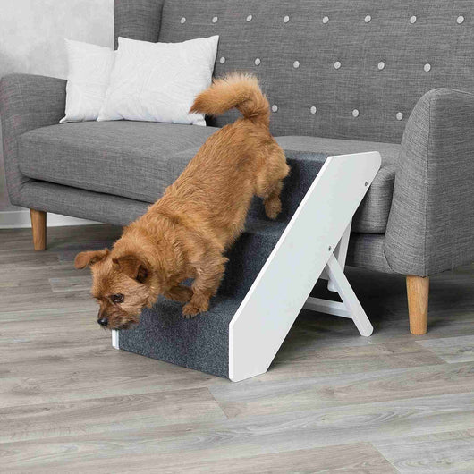 Trixie Height-Adjustable Pet Steps, 40 x 67cm, White