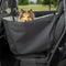 Trixie Grey Protective Blanket for Cars with Paw Print and High Sides for Half of the Backseat, 0.5 x 1.45m, Grey/Black