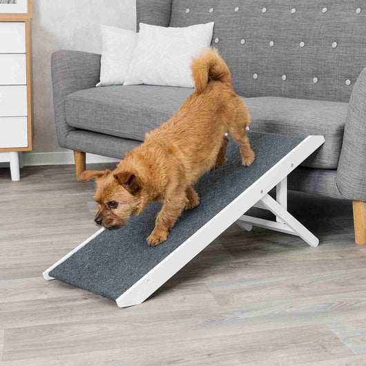 Trixie Ramp, Adjustable in Height, 36 x 43 x 90cm, White