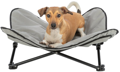 Trixie Dog Camping Bed, 69 x 20 x 69cm, Beige/Black
