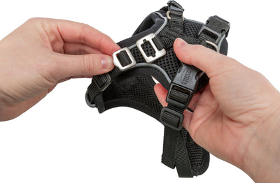 Trixie Premium FlexMesh Harness, L 63-92cm/25mm, Black