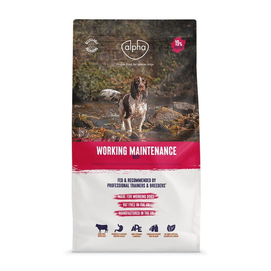 Alpha Worker Maintenance with Beef 15kg Alpha Feeds