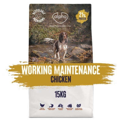 Alpha Worker Maintenance with Chicken 15kg Alpha Feeds