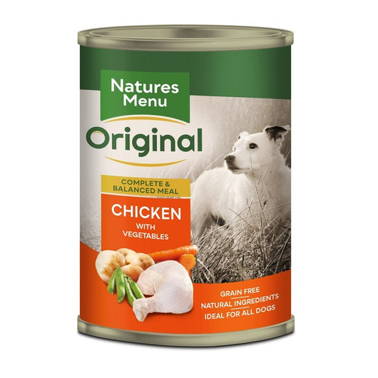 Natures Menu Chicken & Vegetable Dog Food 400g x 12 Natures Menu