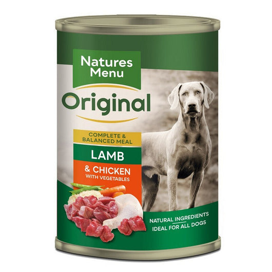 Natures Menu Lamb & Chicken Dog Food 400g x 12 Natures Menu