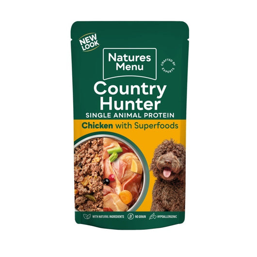 Natures Menu Country Hunter Chicken with Superfoods Dog Food 150g x 6 x 3 Natures Menu