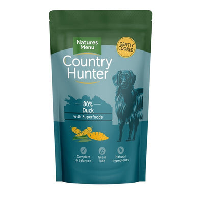Natures Menu Country Hunter Succulent Duck Dog Food 150g x 6 x 3 Natures Menu