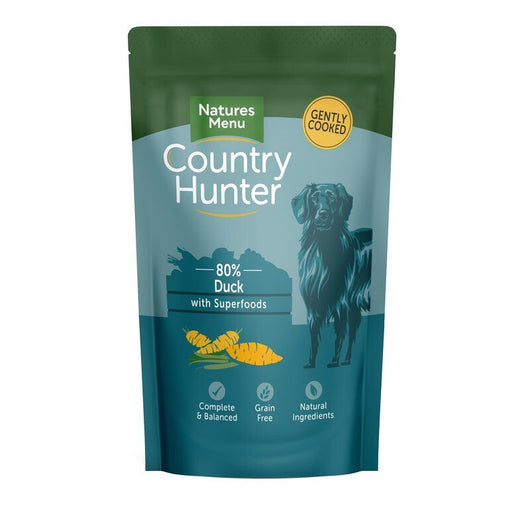 Natures Menu Country Hunter Succulent Duck Dog Food 150g x 6 x 3 Natures Menu
