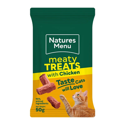 Natures Menu Chicken & Liver Cat Treats 50g x 12 Natues Menu