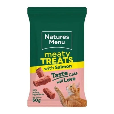 Natures Menu Salmon & Trout Cat Treats 50g x 12 Natures Menu