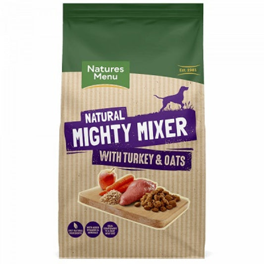 Natures Menu Mighty Mixer Turkey & Oats 2kg x 5 Natures Menu