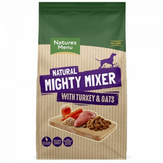 Natures Menu Mighty Mixer Turkey & Oats 2kg x 5 Natures Menu