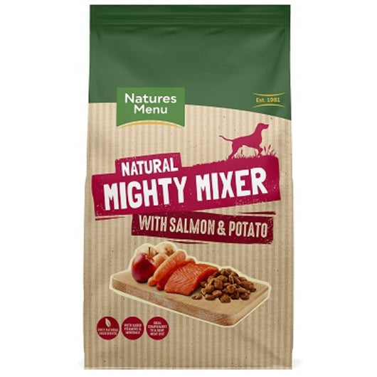 Natures Menu Mighty Mixer Salmon & Potato 2kg x 5 Natures Menu