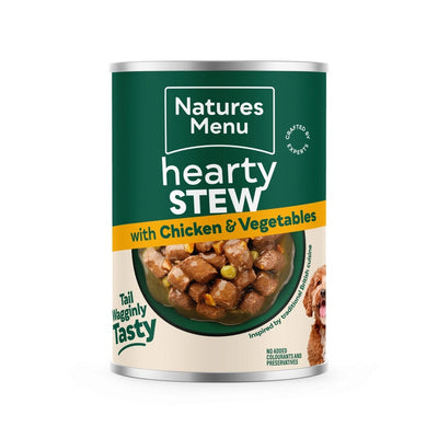 Natures Menu Hearty Stew with Chicken & Vegetable Dog Food 415g x 12 Natures Menu