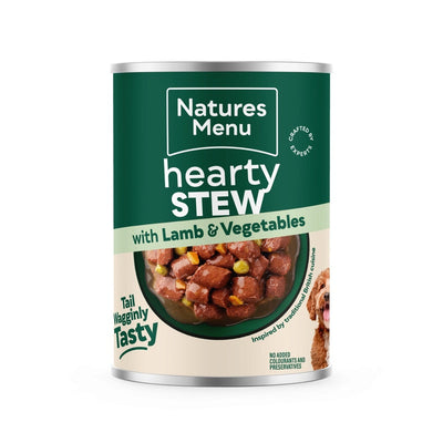 Natures Menu Hearty Stew with Lamb & Vegetable Dog Food 415g x 12 Natures Menu