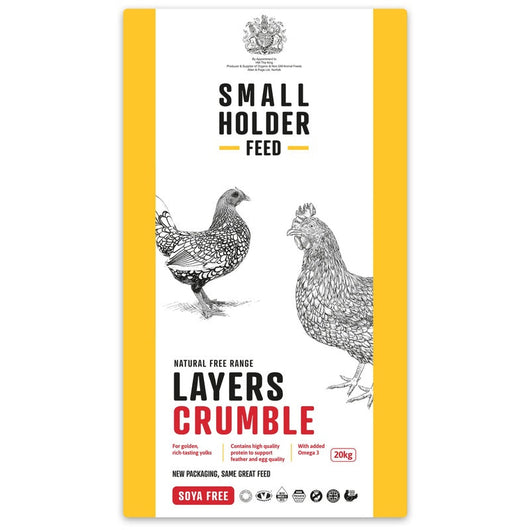 Allen & Page Small Holder Range Natural Free Range Layers Crumble 20kg Allen & Page