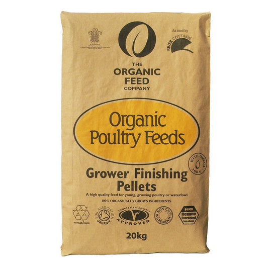 Allen & Page Organic Feed Company Grower/Finishing Pellets 20kg Allen & Page