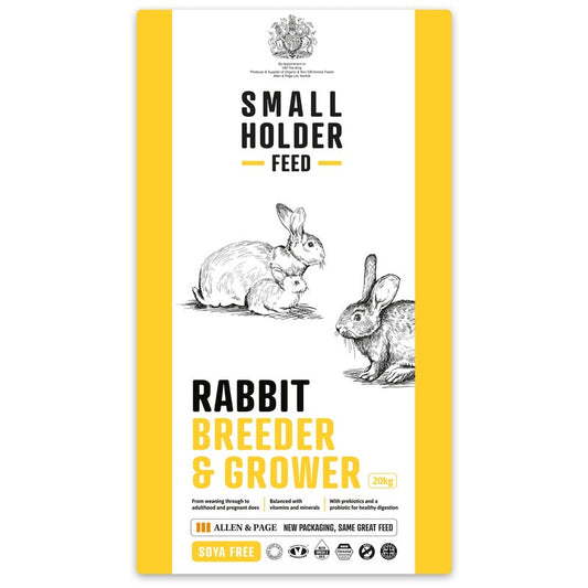 Allen & Page Rabbit Breeder & Grower Pellets 20kg Allen & Page