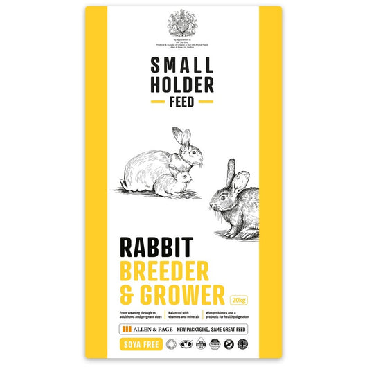 Allen & Page Rabbit Breeder & Grower Pellets 20kg Allen & Page