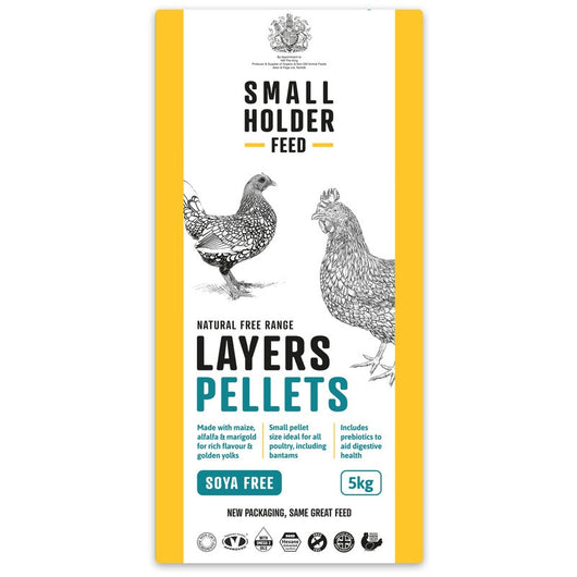 Allen & Page Small Holder Range Natural Free Range Layers Pellets 5kg Allen & Page
