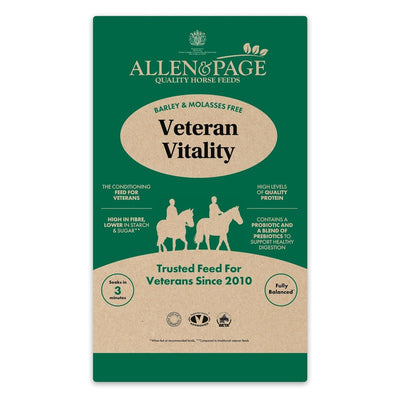 Allen & Page Veteran Vitality Horse Feed 20kg Allen & Page