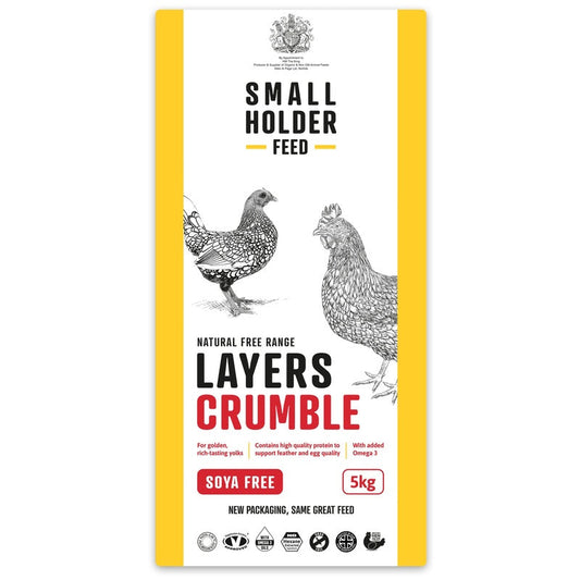 Allen & Page Small Holder Range Natural Free Range Layers Crumble 5kg Allen & Page
