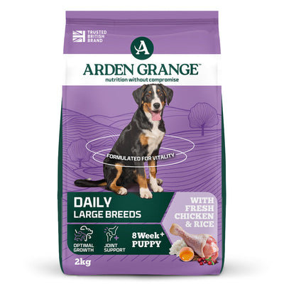 Arden Grange Puppy/Junior Large Breed Chicken & Rice 2kg Arden Grange
