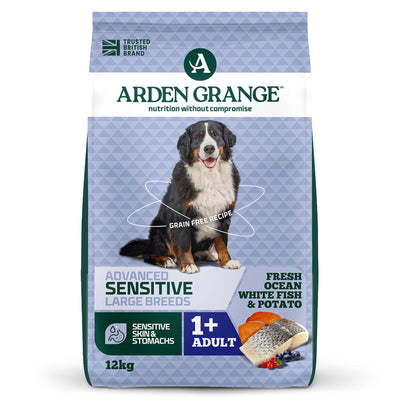 Arden Grange Adult Large Sensitive Ocean White Fish & Potato 12kg Arden Grange