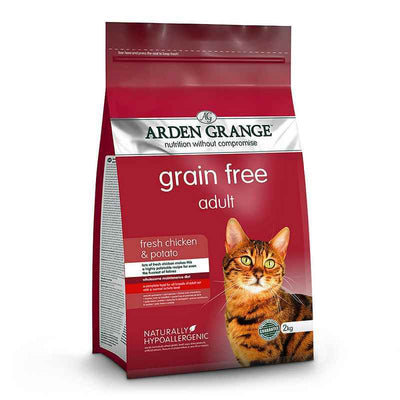 Arden Grange Cat Adult Grain Free Chicken & Potato 6 x 2kg Arden Grange