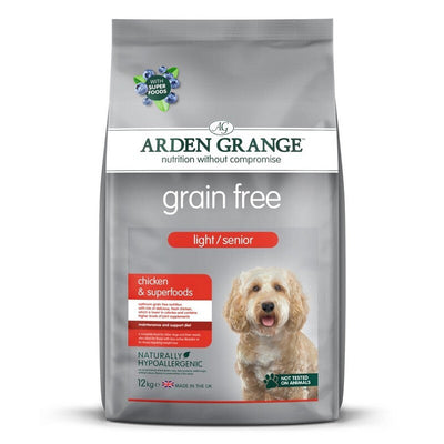 Arden Grange Senior/Light Grain Free Chicken & Superfoods 12kg Arden Grange