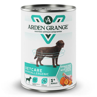 Arden Grange VetCare Hypoallergenic Chicken with Sweet Potato 395g x 6 Arden Grange