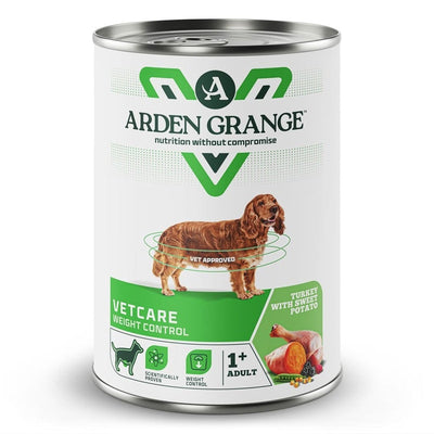 Arden Grange VetCare Weight Control Turkey with Sweet Potato 395g x 6 Arden Grange