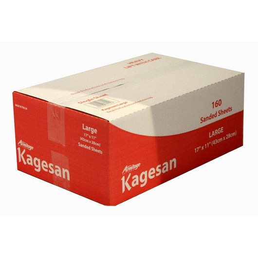 Kagesan Bulk Sand Sheets Large 43 x 28cm x 160 Sheets x 2 Red Boxes Kagesan