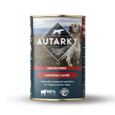 Autarky Grain Free Luscious Lamb Tins 395g x 12 Autarky