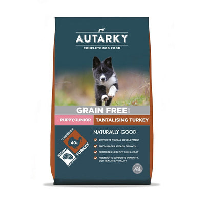 Autarky Puppy/Junior Grain Free Tantalising Turkey 2kg Autarky