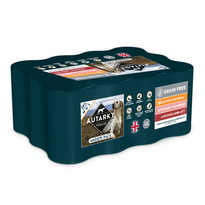 Autarky Grain Free Variety Pack Tins 395g x 12 Autarky