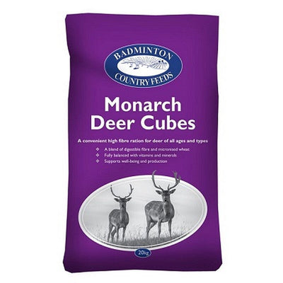 Badminton Monarch Deer Cubes 20kg Badminton