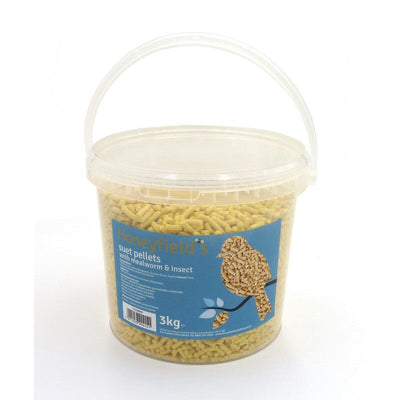 Honeyfields Mealworm & Insect Suet Pellets Tub 3kg Honeyfield's