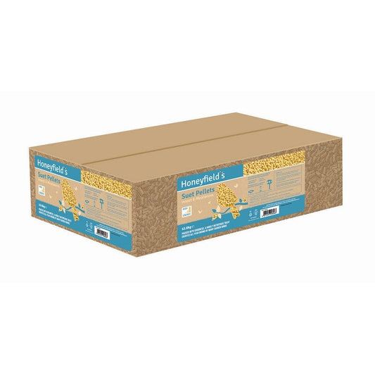 Honeyfields Mealworm & Insect Suet Pellets Box 12.6kg Honeyfield's