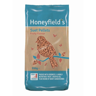 Honeyfields Fruity Flavour Suet Pellets 550g x 8 Honeyfield's