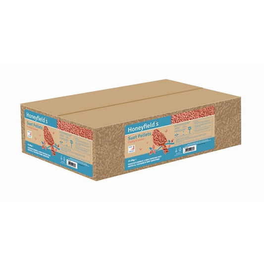 Honeyfields Fruity Flavour Suet Pellets Box 12.6kg Honeyfield's