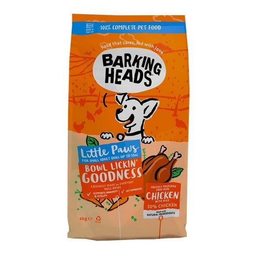 Barking Heads Little Paws Bowl Lickin Goodness Chicken 6kg Barking Heads