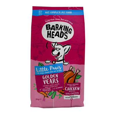 Barking Heads Little Paws Golden Years Chicken 6kg Barking Heads