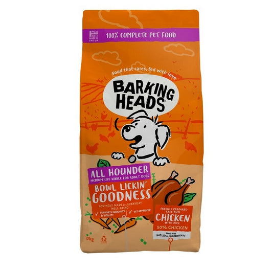 Barking Heads All Hounder Bowl Lickin Goodness Chicken 12kg Barking Heads