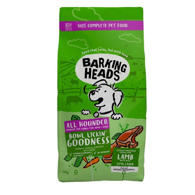 Barking Heads All Hounder Bowl Lickin Goodness Lamb 12kg Barking Heads