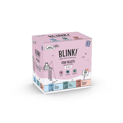 Blink! Cat Fish Selection in Jelly Pouch 85g x 8 x 3 Blink!