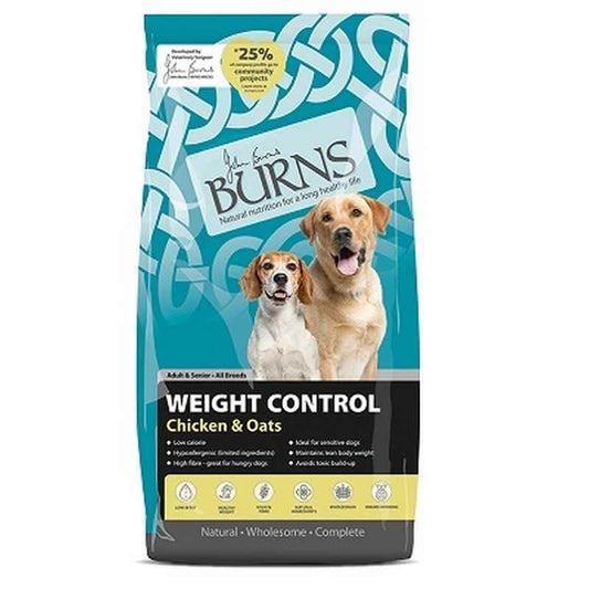Burns Weight Control Chicken & Oats 2kg Burns