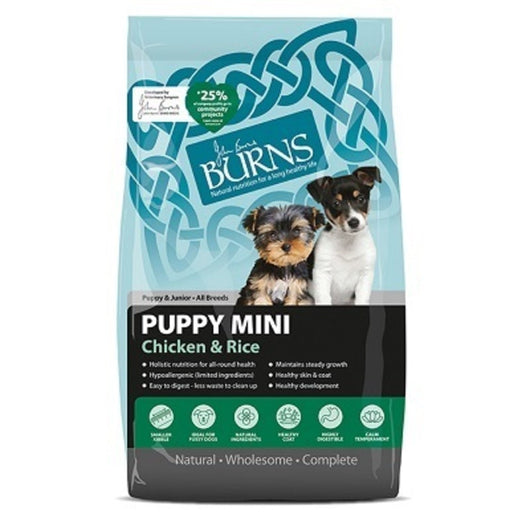 Burns Puppy Mini Chicken & Rice 2kg Burns